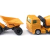 Baustellen-Set , Dumper und Betonmischer