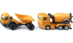 Baustellen-Set , Dumper und Betonmischer