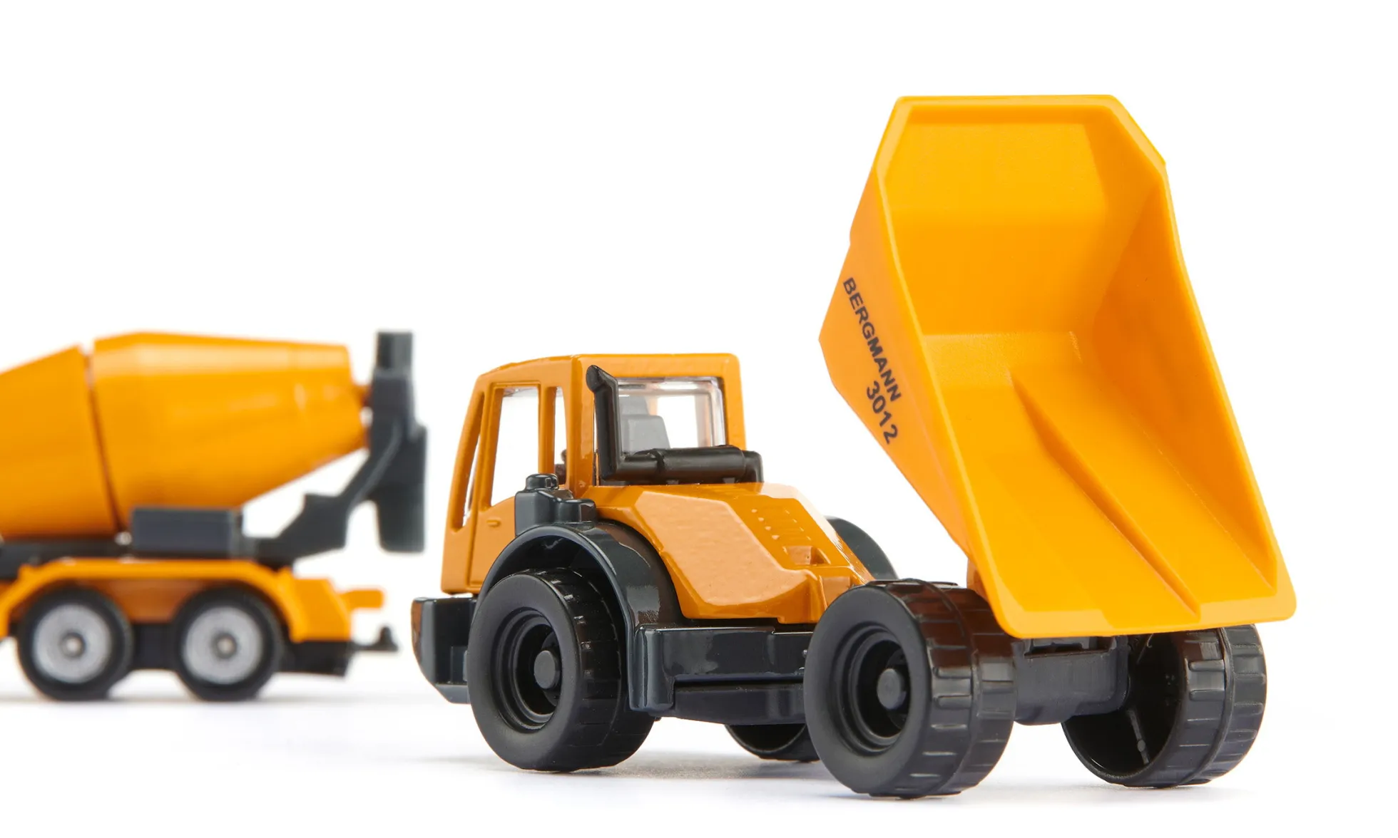 Baustellen-Set , Dumper und Betonmischer