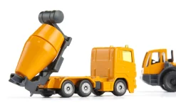 Baustellen-Set , Dumper und Betonmischer