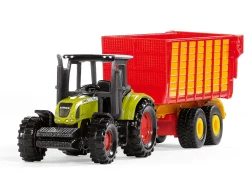 CLAAS mit Silagewagen