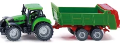 DEUTZ-FAHR mit Strautmann Universalstreuer