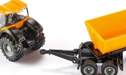 JCB Traktor mit Dolly und Kippmulde