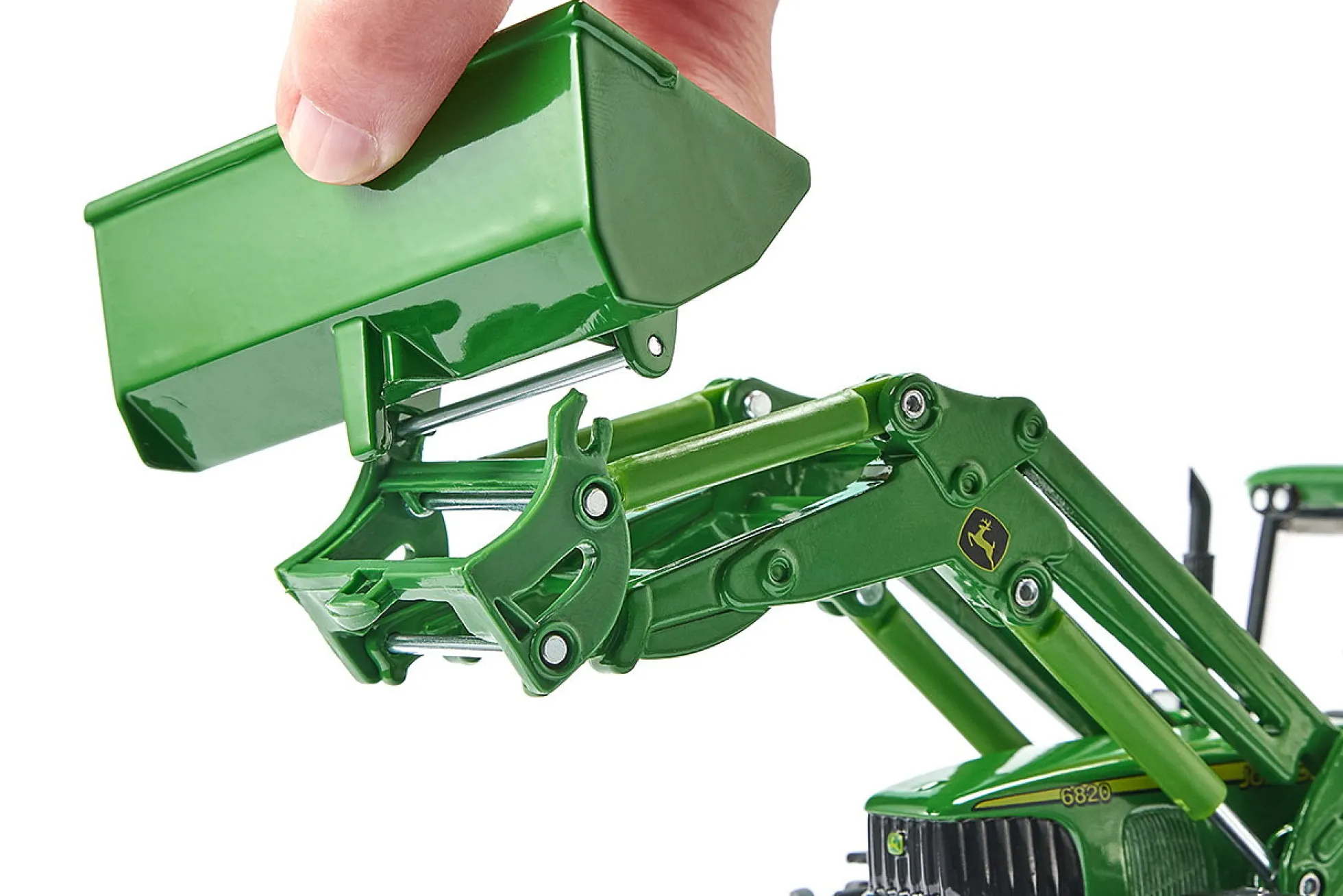 John Deere 6820 mit Frontlader