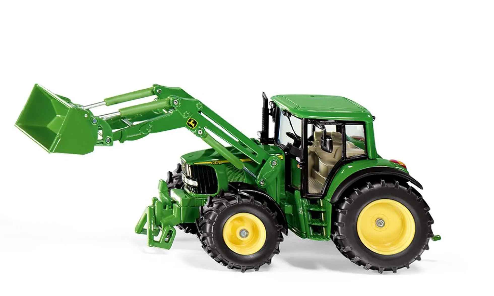 John Deere 6820 mit Frontlader