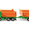 LKW mit Kippmulde und Kippanhänger