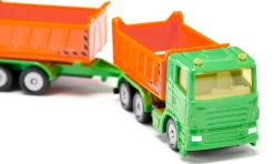 LKW mit Kippmulde und Kippanhänger