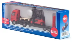 MAN LKW mit Linde Gabelstapler