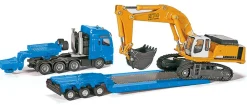 MAN Schwertransporter mit Liebherr Bagger