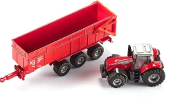 Massey Ferguson Traktor mit Anhänger