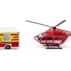 Mercedes-Benz Rettungswagen und Helikopter