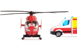 Mercedes-Benz Rettungswagen und Helikopter