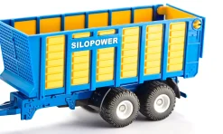 New Holland Traktor mit Silagewagen
