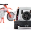 siku Land Rover Defender mit KTM Motorrad