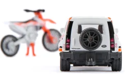 siku Land Rover Defender mit KTM Motorrad