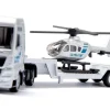 siku MAN Lkw mit Polizei Helikopter