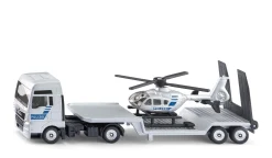 siku MAN Lkw mit Polizei Helikopter