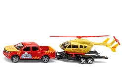 siku Nissan Navara mit Helikopter