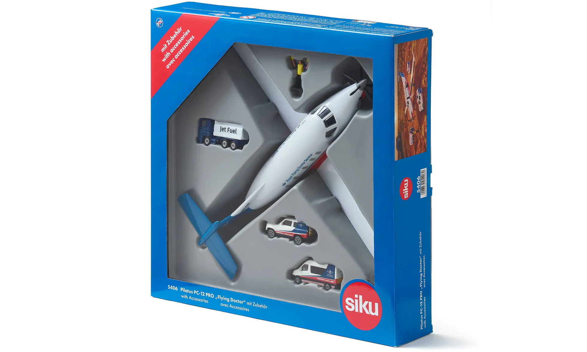 siku Pilatus PC-12 PRO "Flying Doctor“ mit Zubehör